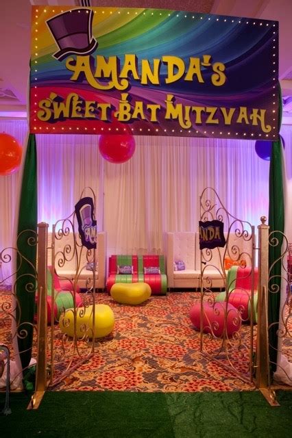 Willy Wonka Bat Mitzvah Woodfield Country Club It Events By Julie