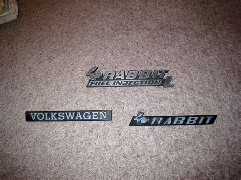 Fs Classic 80s Rabbit Badges Vw Vortex Volkswagen Forum