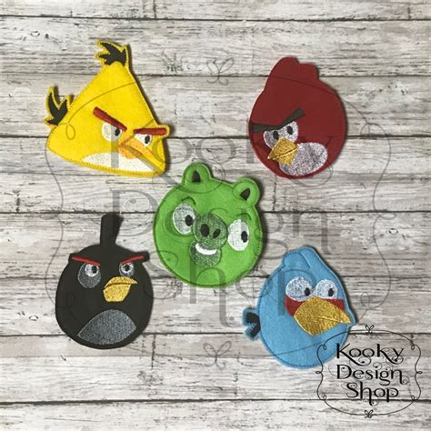 Birds Finger Puppet Set – Digital Download – Kooky Design Shop