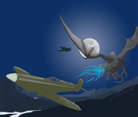 Dragon Spitfire dogfight by Dylanjw on DeviantArt