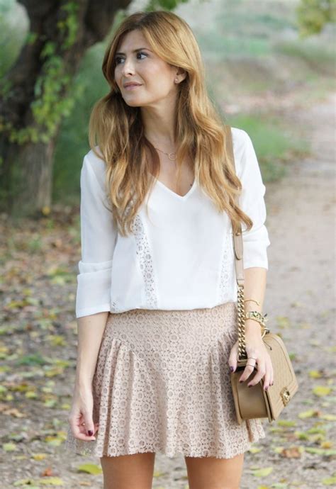 Introducir Imagen Outfit Con Falda Beige Abzlocal Mx