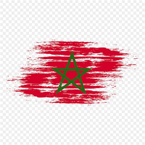 Independence Day Flag Vector Design Images Red Doodle Morocco