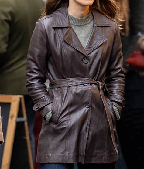 Black Doves Keira Knightley (Helen) Brown Leather Coat