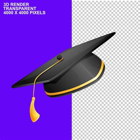 Premium Psd Academic Degree Graduation Square Academic Cap Ceremony