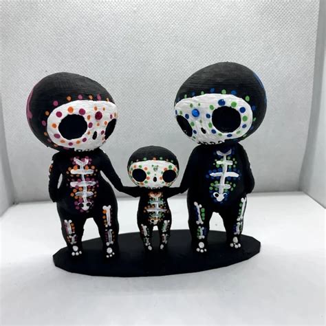 Sugar Skull Couple Figurine – Reinsho