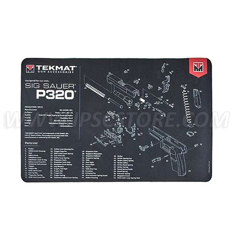 Tekmat Sig Sauer P Gun Cleaning Mat