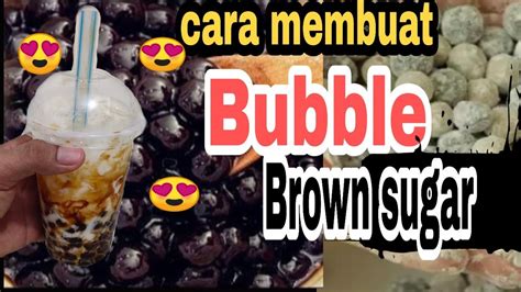 Cara Membuat Bubble Bobamudah Banget Youtube