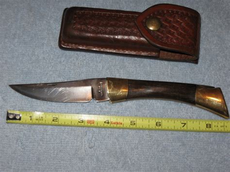 Vintage Browning Usa Lockback Knife Wsheath For Sale At Gunauction