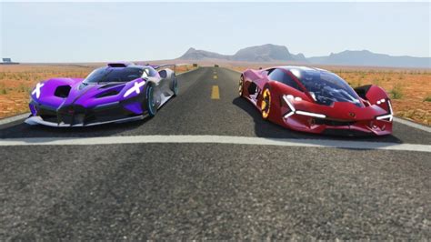 Lamborghini Terzo Millennio Vs Bugatti Bolide At Monument Valley