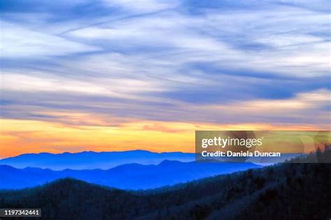 Blue Ridge Mountains In Winter Photos and Premium High Res Pictures ...