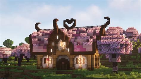 Minecraft Cherry Blossom Survival House In 2023 Minecraft, 42% OFF