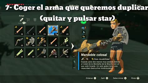 COMO DUPLICAR ARMAS GLITCH TRUCO ZELDA BREATH OF YouTube