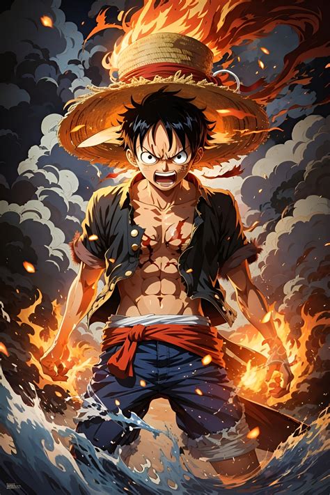 ArtStation - Luffy's Adventure: A Gripping Journey