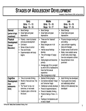 PDF) Stages Of Adolescent Development Stages Of Adolescence, 52% OFF