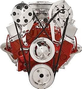 NEW BILLET SPECIALTIES SBC POLISHED ALTERNATOR A C COMPRESSOR