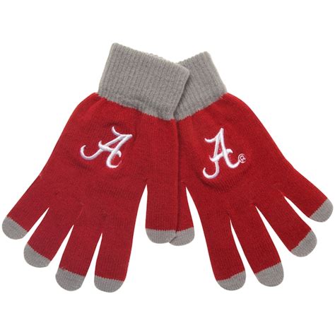 Alabama Crimson Tide Solid Knit Gloves