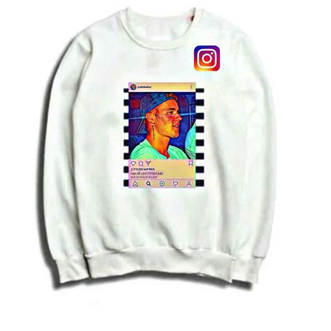 Sweater Instagram Justin Bieber