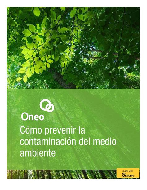 Como prevenir la contaminación del medio ambiente by Leticia Salas