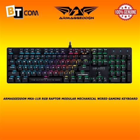 Armaggeddon MKA 11R RGB RAPTOR Modular Mechanical Wired Gaming Keyboard