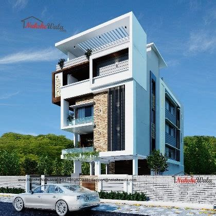 Triplex House Design 60 30 Sqft North Facing Triplex Home Plan 1800