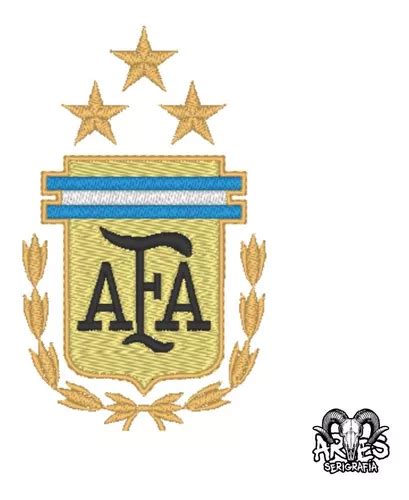 Matriz Para Bordado Escudo Afa Argentina Estrella En Venta En C Rdoba