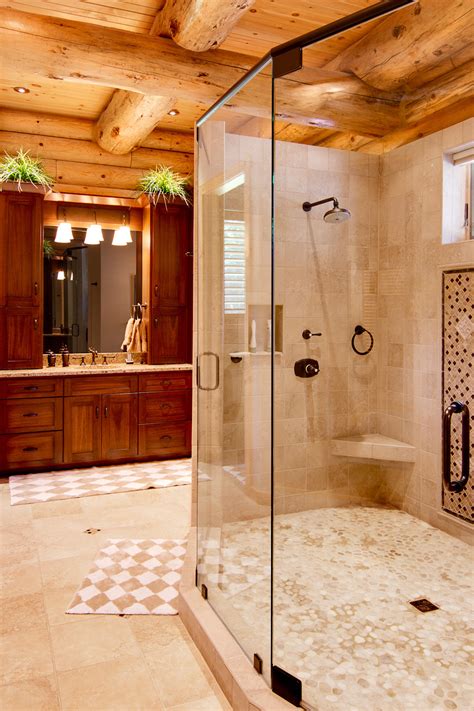 Log Cabin Bathroom Ideas Bathroom