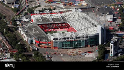 Manchester Old Trafford Football Stadium Immagini E Fotografie Stock Ad