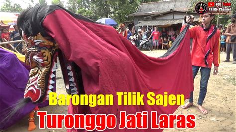 Barongan Tilik Sajen Ebeg Turonggo Jati Laras Live Karangtawang