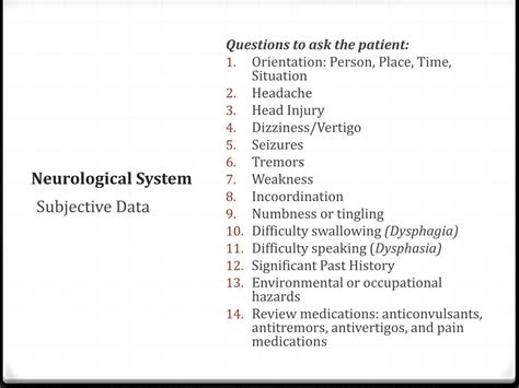 Ppt Neurological Assessment Powerpoint Presentation Free Download