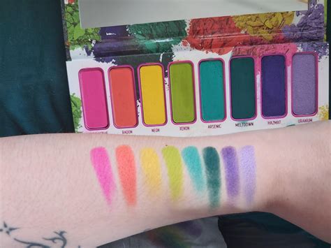 Melt Cosmetics Radioactive 8 Pan Palette Swatchitforme