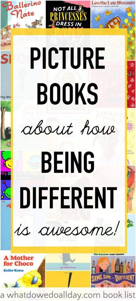 Boost Self Esteem With Childrens Books About Being Different