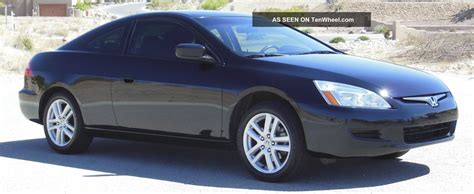 2005 Honda Accord Ex Coupe 2 - Door V6, Manual, Black, Black, No