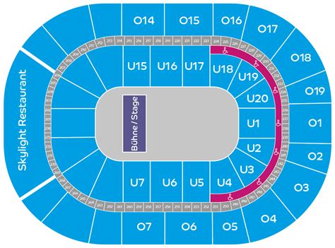 Saalpläne der verschiedenen Events | Barclays Arena