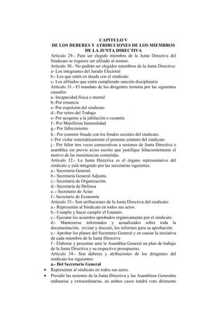 Modelo De Constituci N De Sindicato Pdf Descarga Gratuita