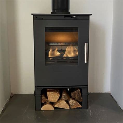 Mendip Loxton 3 MK3 4kw SE Defra Multifuel Stove With Log Store