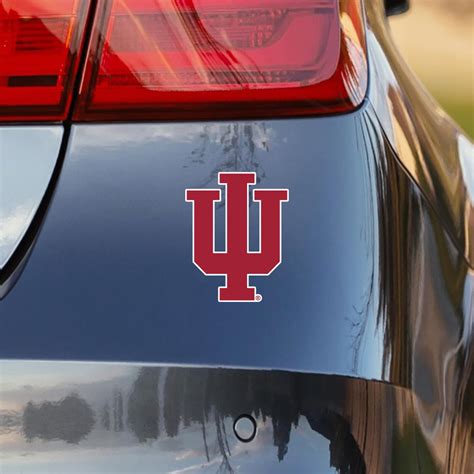 Indiana University Trident Iu Car Decal Sticker Nudge Printing