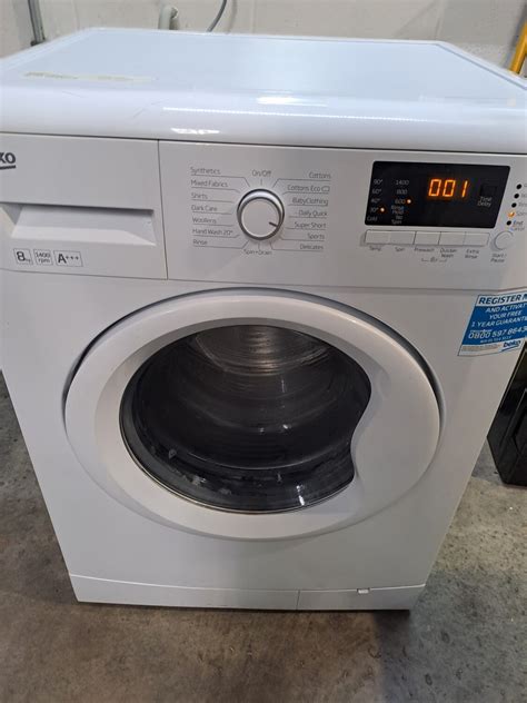 Beko Wm84145w A 8kg Load 1400 Spin Washing Machine White