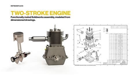 Two-Stroke Engine on Behance