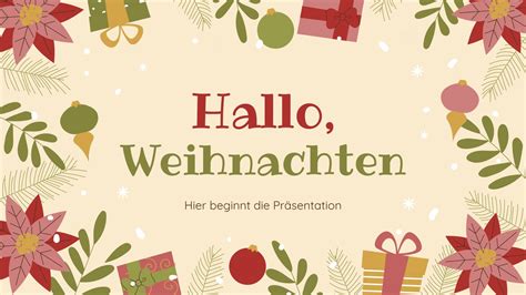 Weihnachtsvorlagen Powerpoint