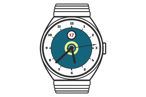 Wrist Watch Line Icon Clock Time Symbol Graphic By Vectortatu