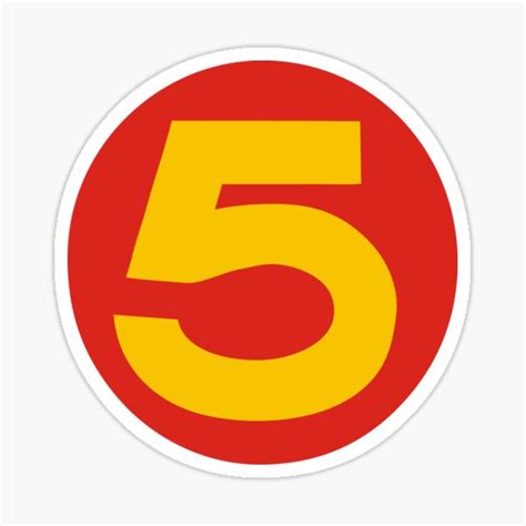 "Speed Racer Number 5" Sticker for Sale by marinayahooo | Redbubble