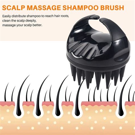 Silikon Haar Kopf Haut Shampoo Massage B Rste Dusch Kopf Massage Ger T