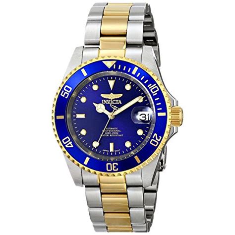 Invicta Men S Pro Diver Mm Steel And Gold Tone Stainless Steel