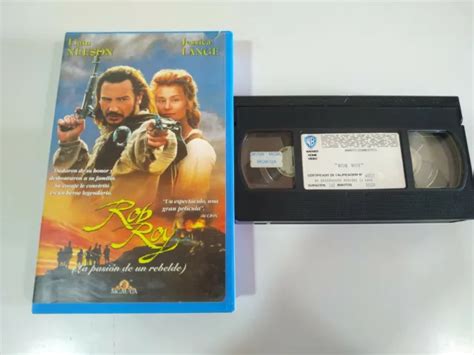 ROB ROY LIAM Neeson Jessica Lange VHS Film Tape Espagnol 3T EUR 27