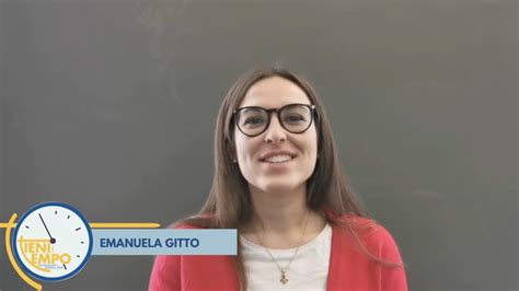 Tieni Il Tempo Emanuela Gitto Youtube