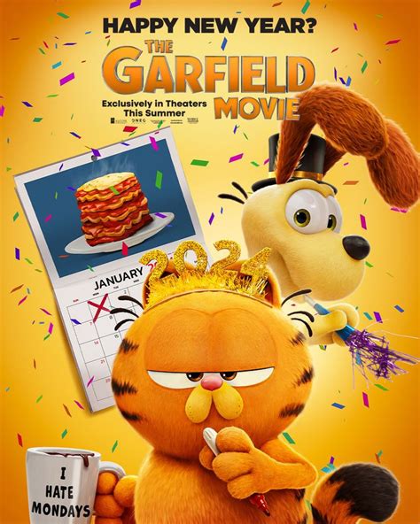 The Garfield Movie In Theaters This Summer In 2024 Garfield The