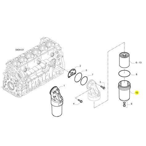 Copo Filtro Lubrificante Para Iveco Novo Stralis Vpereck