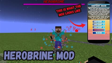 Herobrine Mod For Minecraft Pe Apk For Android Download