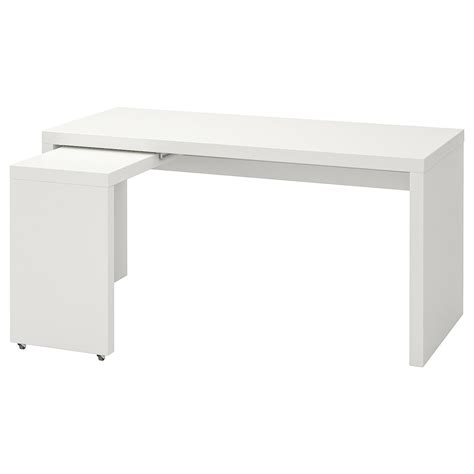 Купить Стол письменный с выдвижной панелью MALM 70214192 IKEA (ИКЕА ...