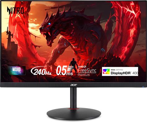 Acer Nitro Wqhd X Pc Gaming Ips Monitor Amd Freesync